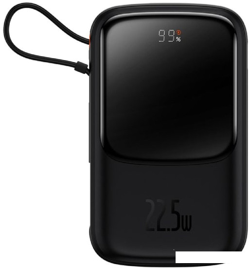 Внешний аккумулятор Baseus Qpow Pro Digital Display Fast Charge 10000mAh (черный) - фото 1 - id-p202714957