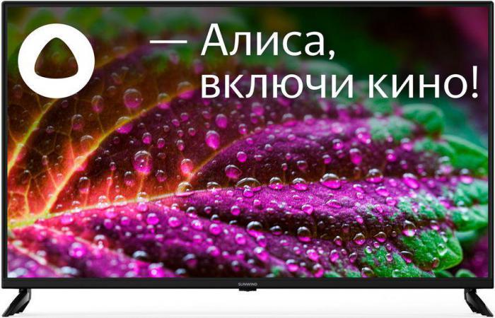 43" Телевизор SunWind SUN-LED43XU400, 4K Ultra HD, черный, СМАРТ ТВ, YaOS - фото 1 - id-p204473365