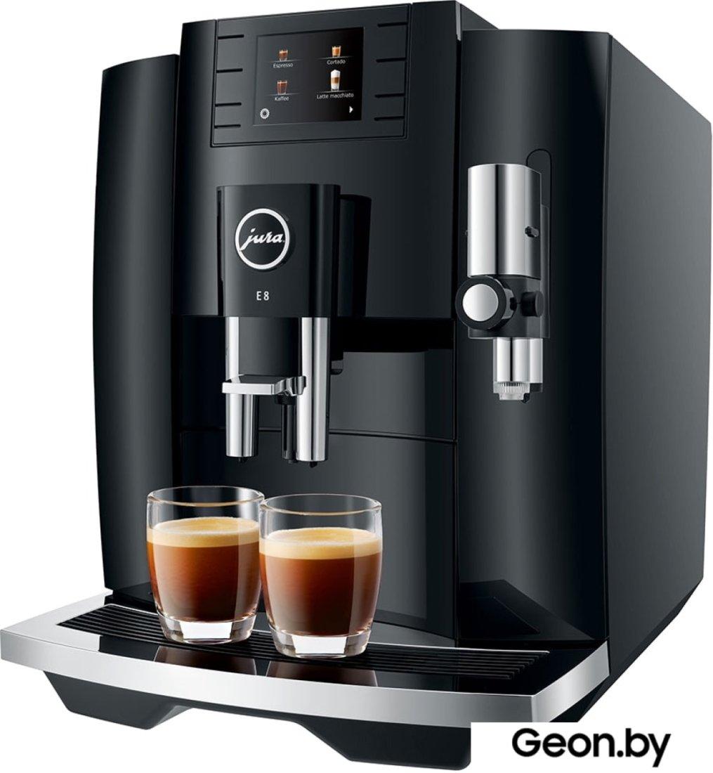 Эспрессо кофемашина JURA E8 Piano Black 15355