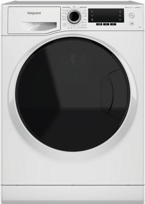 Стиральная машина HOTPOINT NSD 7249 D AVE RU, с фронтальной загрузкой, с паром, 7кг, 1200об/мин, инверторная