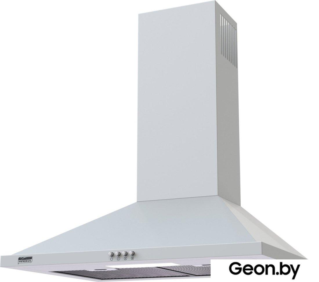 Кухонная вытяжка Krona Bella 600 White Push Button