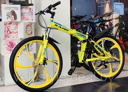 Велосипед на литых дисках KANO 26 колеса - фото 2 - id-p205278597