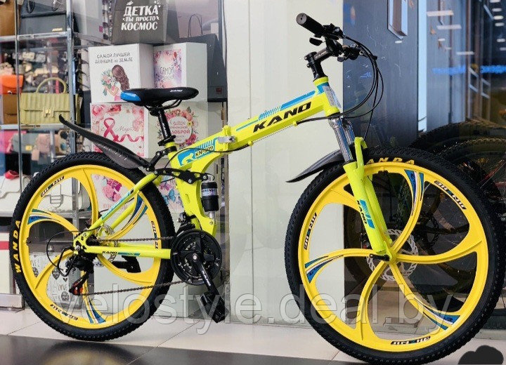 Велосипед складной Bmw колёса 26 на литых дисках - фото 7 - id-p205278710