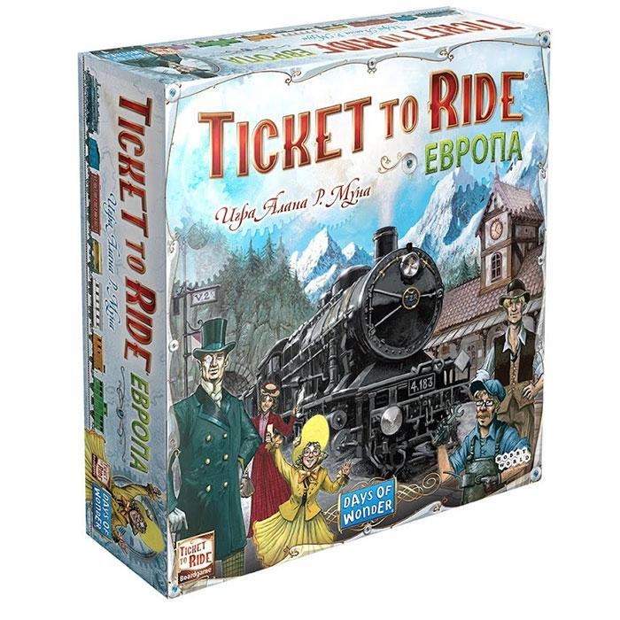 Настольная игра Билет на поезд: Европа
