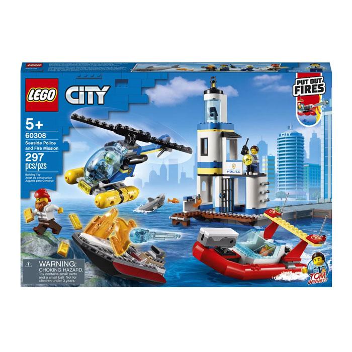 Lego City 60308 Операция береговой полиции и пожарных - фото 1 - id-p205279884