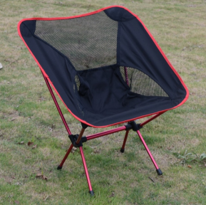 Стул туристический складной Camping chair для отдыха на природе Красный - фото 1 - id-p205280955