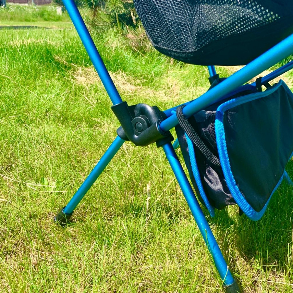 Стул туристический складной Camping chair для отдыха на природе Синий - фото 2 - id-p182129852