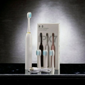 Электрическая зубная щётка Sonic toothbrush x-3 Белый корпус - фото 1 - id-p131569440