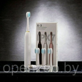 Электрическая зубная щётка Sonic toothbrush x-3 Белый корпус - фото 1 - id-p133757908