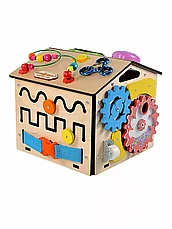 Бизиборд домик KimToys со светом  / бизидом игрушки, фото 3