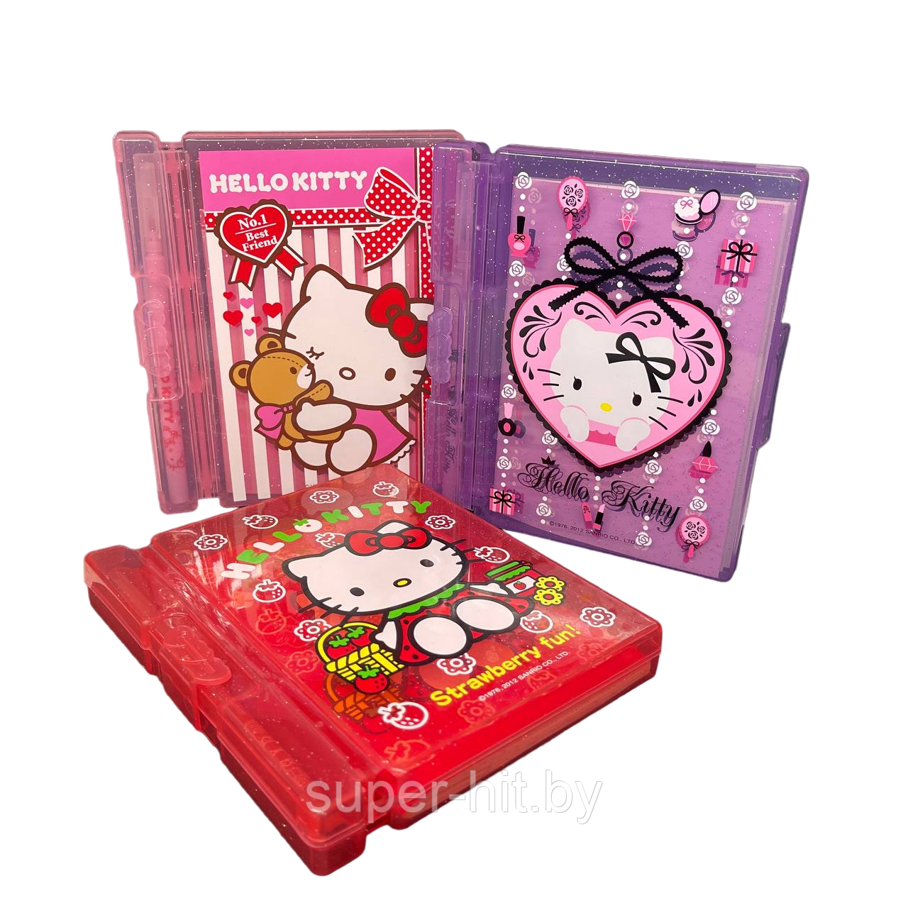 Блокнот с фломастером в подарочном кейсе Hello Kitty - фото 3 - id-p205279961