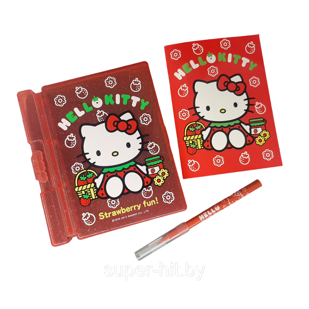 Блокнот с фломастером в подарочном кейсе Hello Kitty - фото 4 - id-p205279961