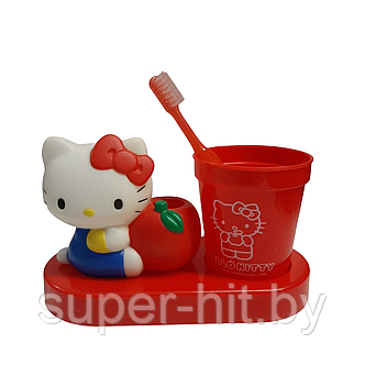 Подставка для зубной щетки и зубной пасты Hello Kitty, фото 2