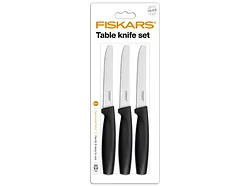 Набор ножей столовых 3 шт. черный Functional Form Fiskars (FISKARS ДОМ)