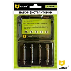 Набор экстракторов из 4 штук GRAFF серия «Standart»