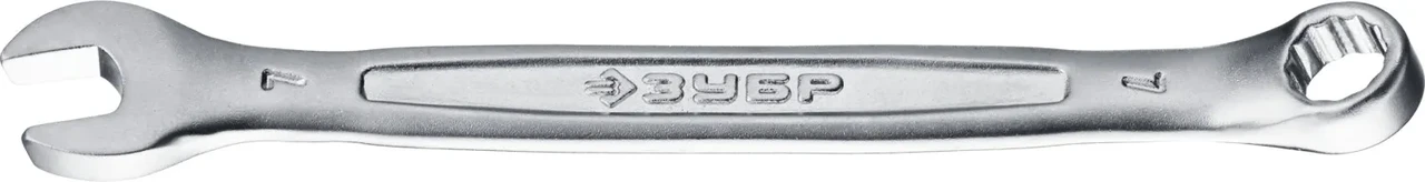 Комбинированный гаечный ключ 7 мм, ЗУБР - фото 1 - id-p205291910