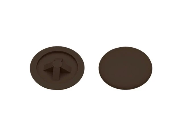 Заглушка для самореза PH2, декоративная темно-коричневая (1000 шт в пакете) STARFIX - фото 1 - id-p197446782