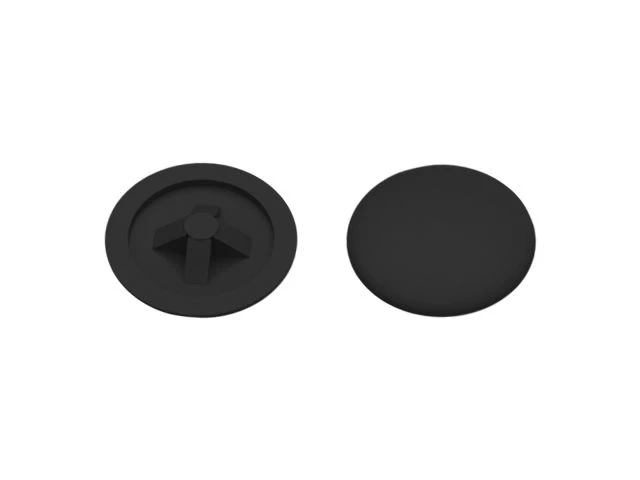 Заглушка для самореза PH2, декоративная черная (1000 шт в пакете) STARFIX - фото 1 - id-p197446787