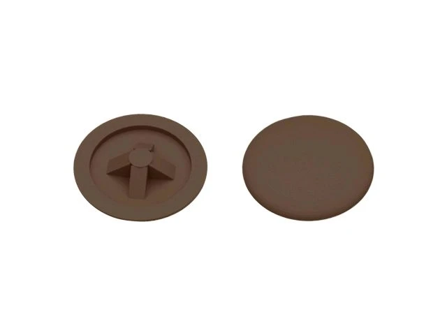 Заглушка для самореза PH2, декоративная коричневая (1000 шт в пакете) STARFIX - фото 1 - id-p197446788