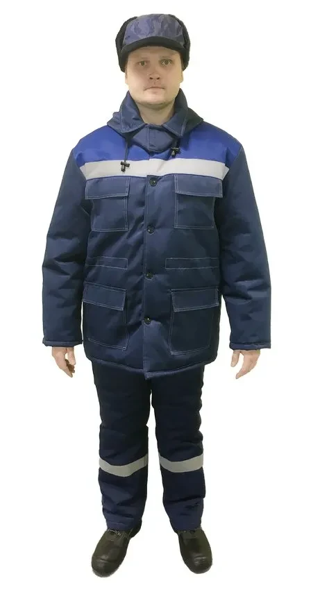 Костюм утепленный «Урал-1» куртка+брюки (без капюшона) - фото 1 - id-p205293115