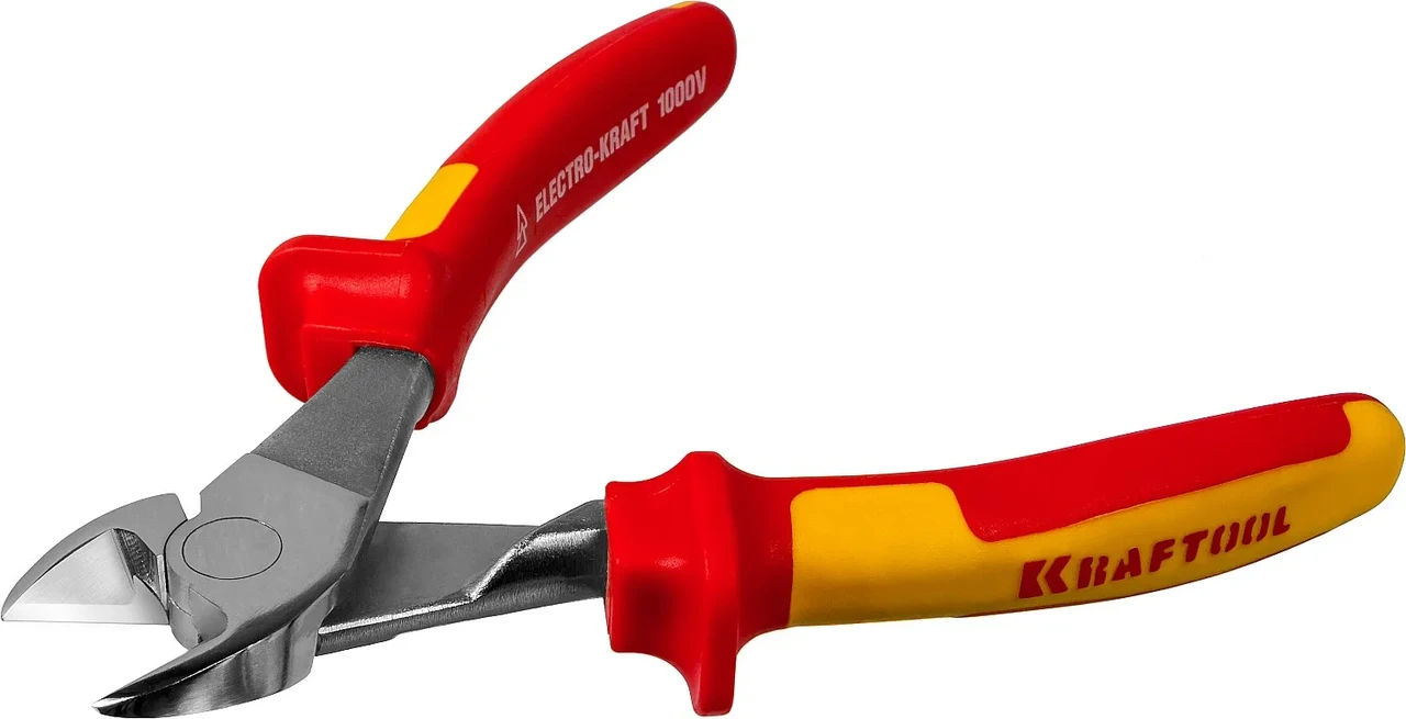 Бокорезы ″ELECTRO-KRAFT″ усиленные, Cr-Mo сталь, двухкомпонентная маслобензостойкая рукоятка, хромированное