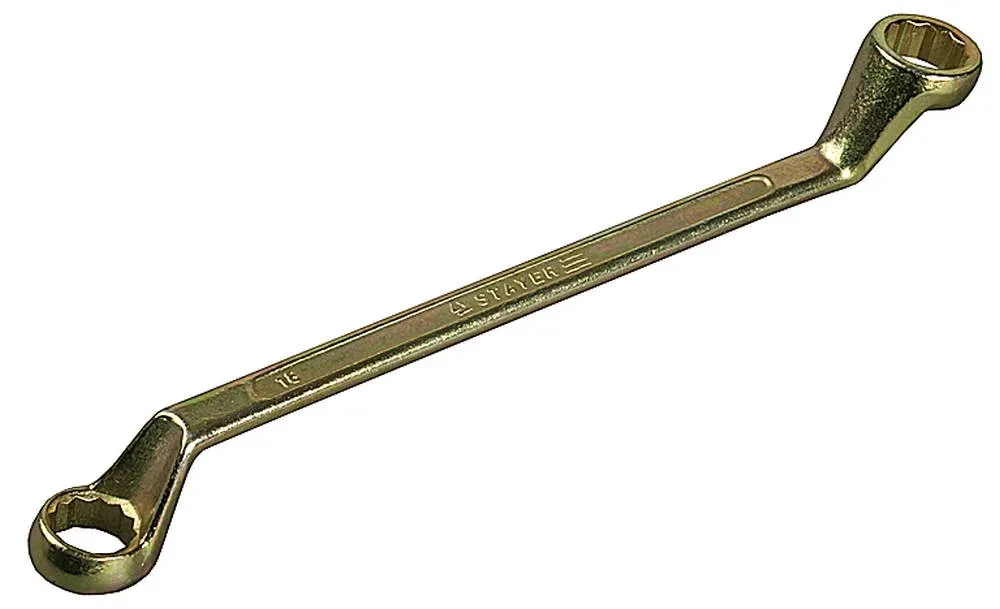 Накидной гаечный ключ изогнутый 25 х 28 мм, STAYER - фото 1 - id-p205291970