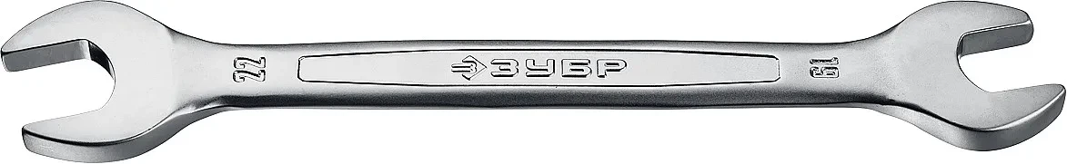 Рожковый гаечный ключ 19 x 22 мм, ЗУБР - фото 1 - id-p205291989