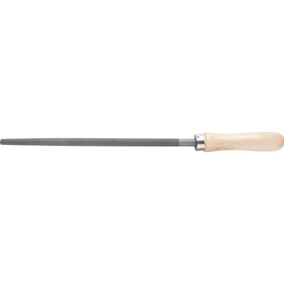 Напильник круглый, 300 мм, деревянная ручка Сибртех - фото 1 - id-p197459401