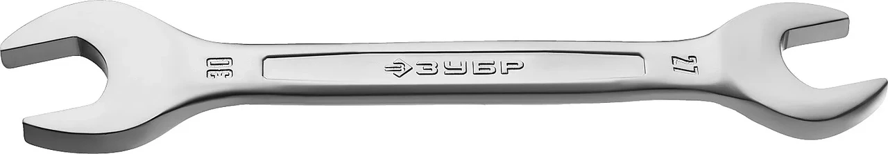 Рожковый гаечный ключ 27 x 30 мм, ЗУБР - фото 1 - id-p205291992