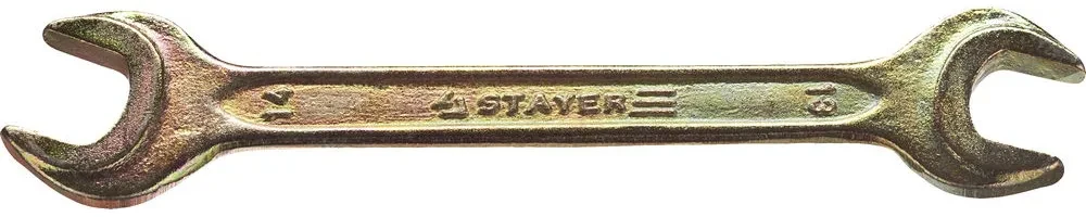 Рожковый гаечный ключ 13 x 14 мм, STAYER - фото 1 - id-p205292030