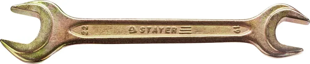 Рожковый гаечный ключ 19 x 22 мм, STAYER - фото 1 - id-p205292033