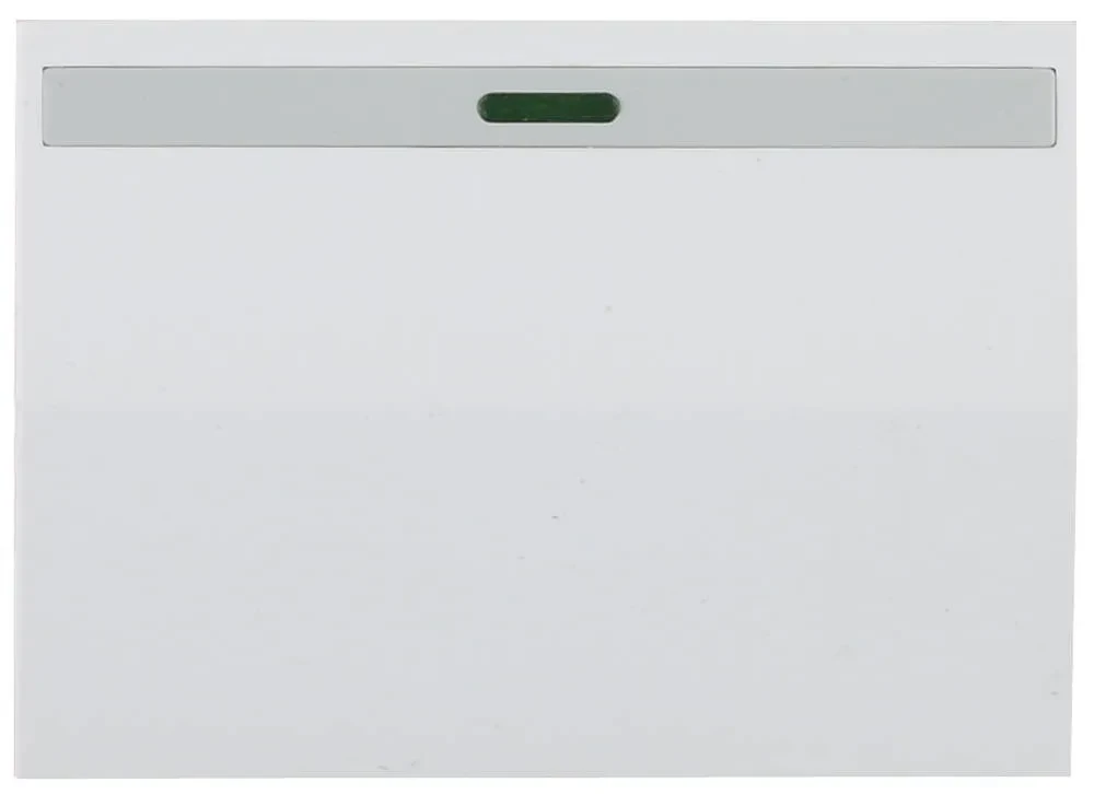 Выключатель СВЕТОЗАР ЭФФЕКТ одноклавишный, с эффектом свечения, без вставки и рамки, цвет белый, 10A/~250B - фото 1 - id-p205302097