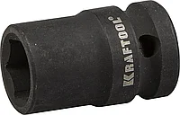 Торцовая головка KRAFTOOL INDUSTRIE QUALITAT ударная (1/2 ), FLANK, Cr-Mo, фосфатированная, 14 мм