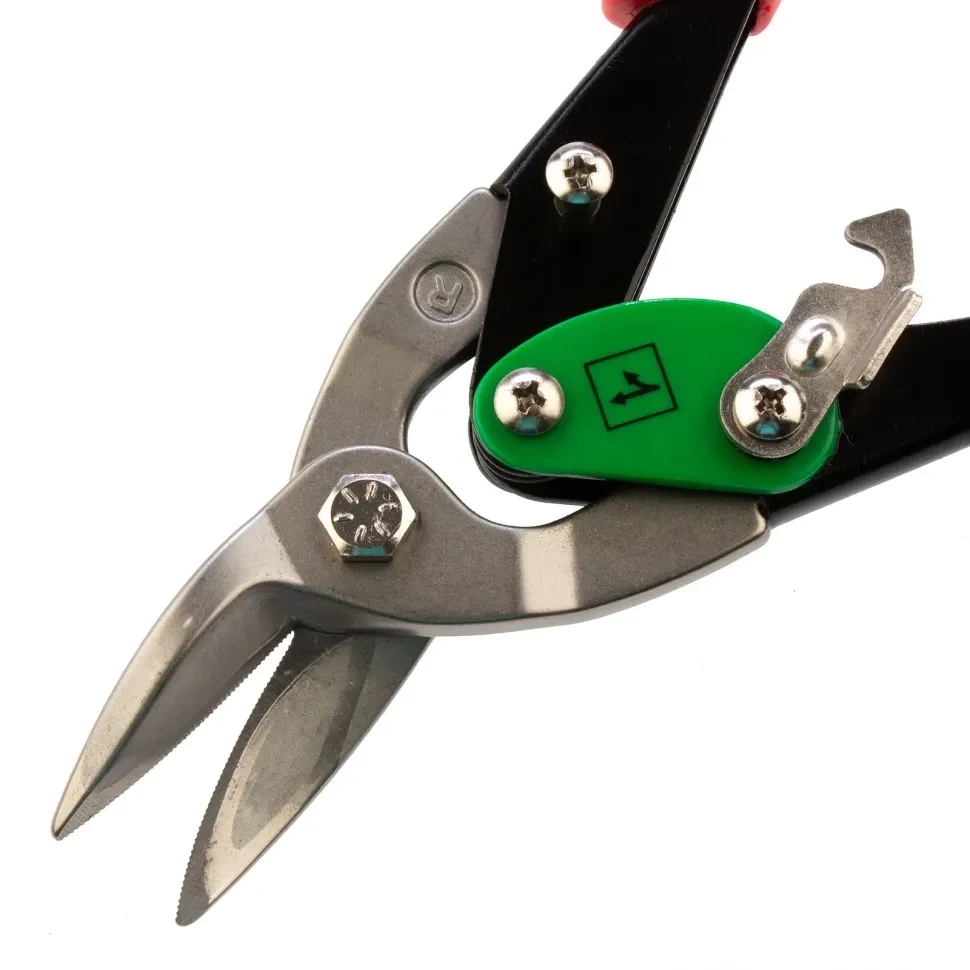Ножницы по металлу, 250 мм, правый рез, сталь CRMO, двухкомпонентные рукоятки, PRO Matrix - фото 1 - id-p197460378