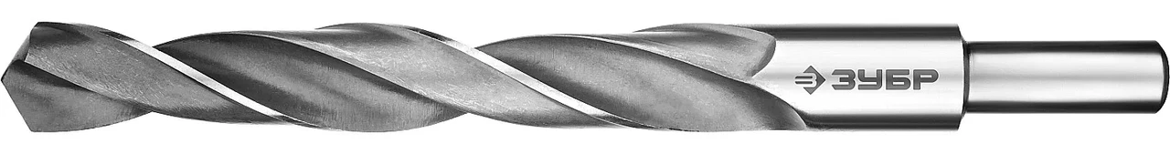 ЗУБР ПРОФ-В 17.0х184мм, Сверло по металлу, проточенный хвостовик, сталь Р6М5, класс В - фото 1 - id-p205305670