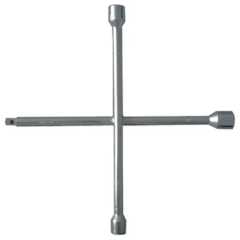 Ключ-крест баллонный, 17 х 19 х 21 мм, под квадрат 1/2, толщина 14 мм Сибртех - фото 1 - id-p197452460