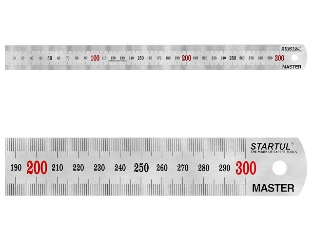 Линейка измерительная 300мм STARTUL MASTER (ST3500-030) (быт.) - фото 1 - id-p197456932