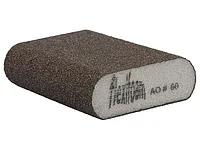 Губка абразивная 98х69х26мм Р60 Round Block Flexifoam (ЗАКРУГЛЕННАЯ)