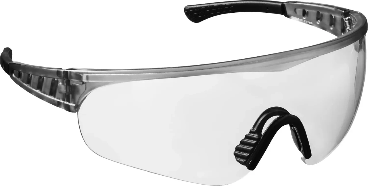 Защитные прозрачные очки STAYER PRO-X широкая монолинза, открытого типа - фото 1 - id-p205306974