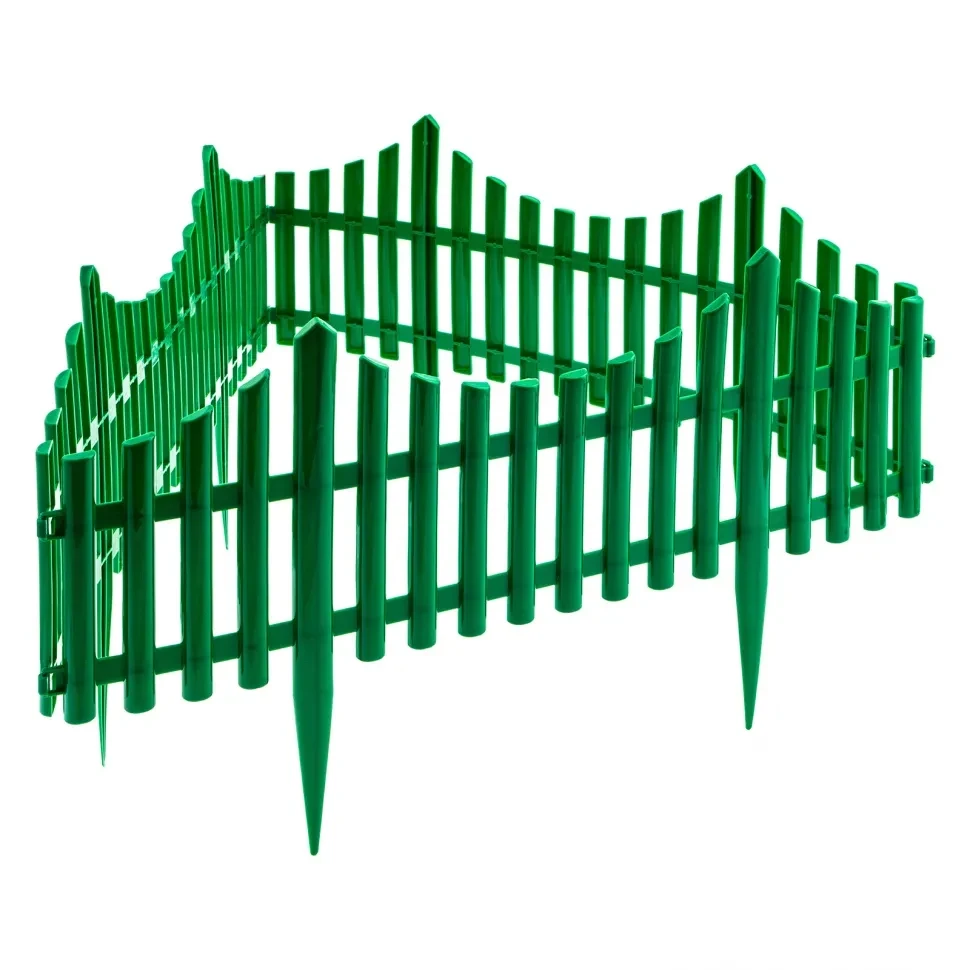 Забор декоративный "Гибкий", 24 х 300 см, зеленый, Россия, Palisad - фото 1 - id-p197469941
