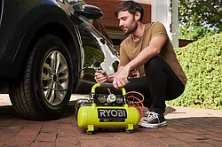 ONE + / Компрессор безмасляный коаксиальный аккумуляторный RYOBI R18AC-0 (без батареи)