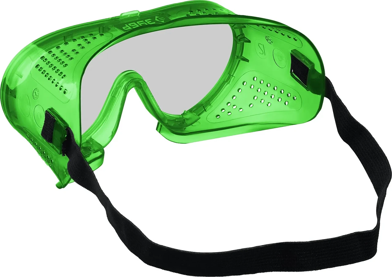 Защитные очки ЗУБР МАСТЕР 3 с прямой вентиляцией, ударопрочная линза - фото 1 - id-p205306992