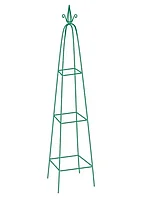 Пирамида садовая декоративная для вьющихся растений, 198 х 33 см, пирамида Palisad