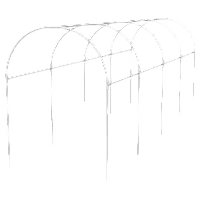 Каркас парника пластиковый 300 х 110 х 120 см, дуга D 20 мм, белый Palisad