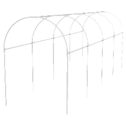 Каркас парника пластиковый 300 х 110 х 120 см, дуга D 20 мм, белый Palisad