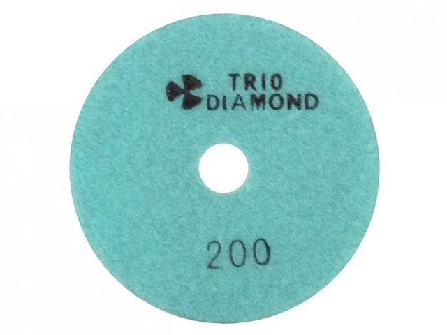 Алмазный гибкий шлифкруг "Черепашка" 100 № 200 (мокрая шл.) (Trio-Diamond) - фото 1 - id-p197438077