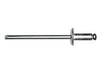 Заклепка вытяжная 4.0х8 мм сталь/сталь, цинк (25 шт в зип-локе) STARFIX