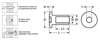 Гайка Эриксона с полукруглой головкой, M6x12мм, 5 кг (765 шт), оцинкованная, шест. 5мм, ЗУБР