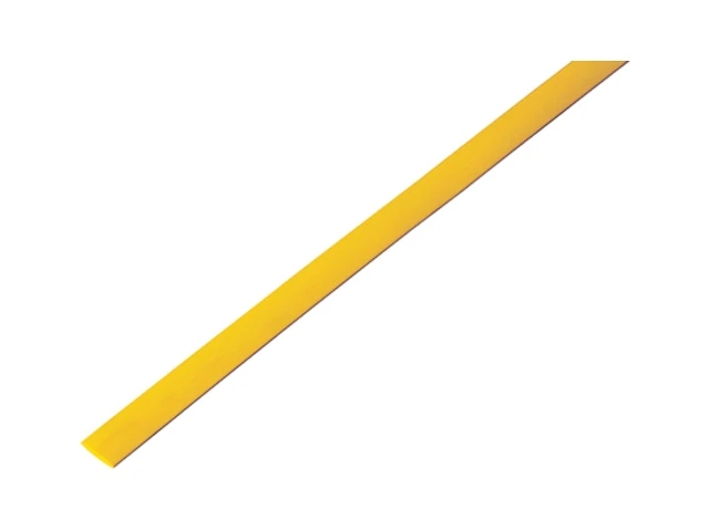Термоусадочная трубка 5,0 / 2,5 мм, желтая (упак. 50 шт. по 1 м) REXANT - фото 1 - id-p197479782