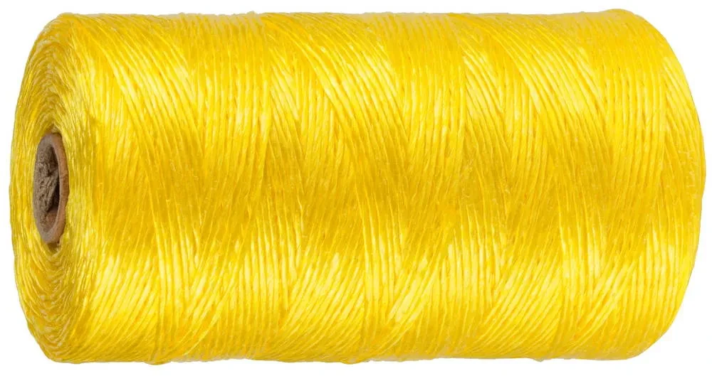 Шпагат STAYER многоцелевой полипропиленовый, d=1,5 мм, желтый, 110 м, 32 кгс, 0,8 ктекс - фото 1 - id-p205286910